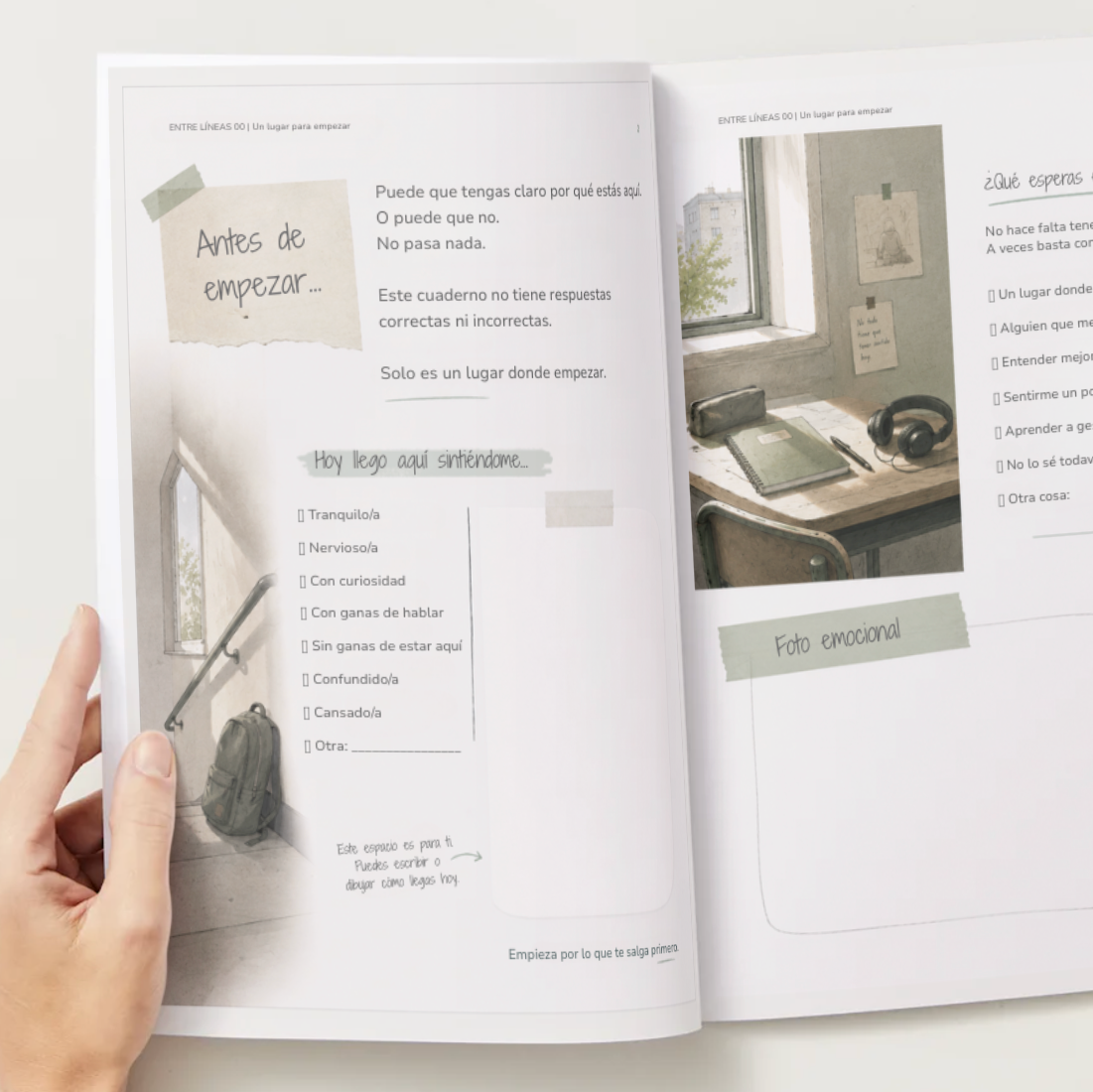 Un lugar para empezar · Cuaderno digital gratuito (PDF)