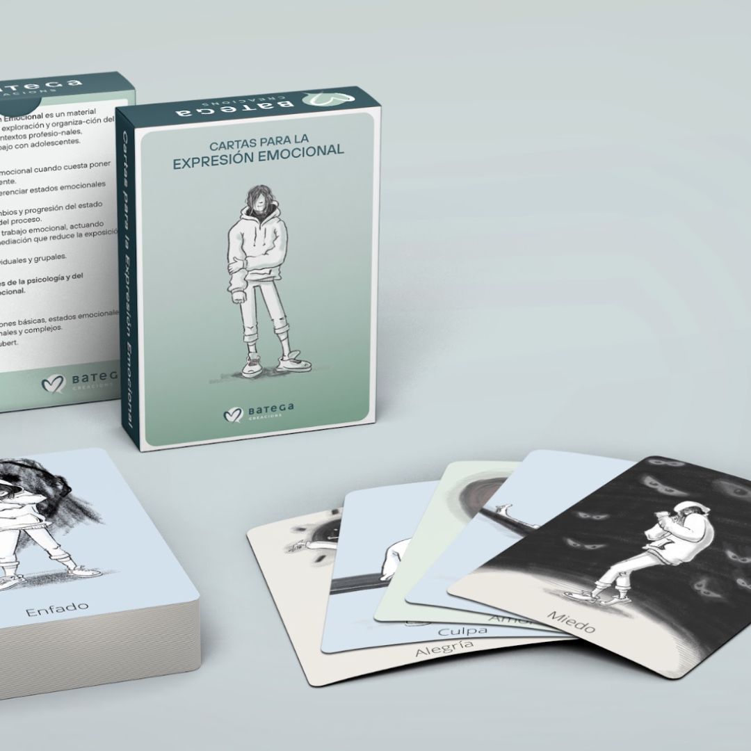 Cartas para la Expresión Emocional – Baraja de 33 cartas para psicología y educación emocional
