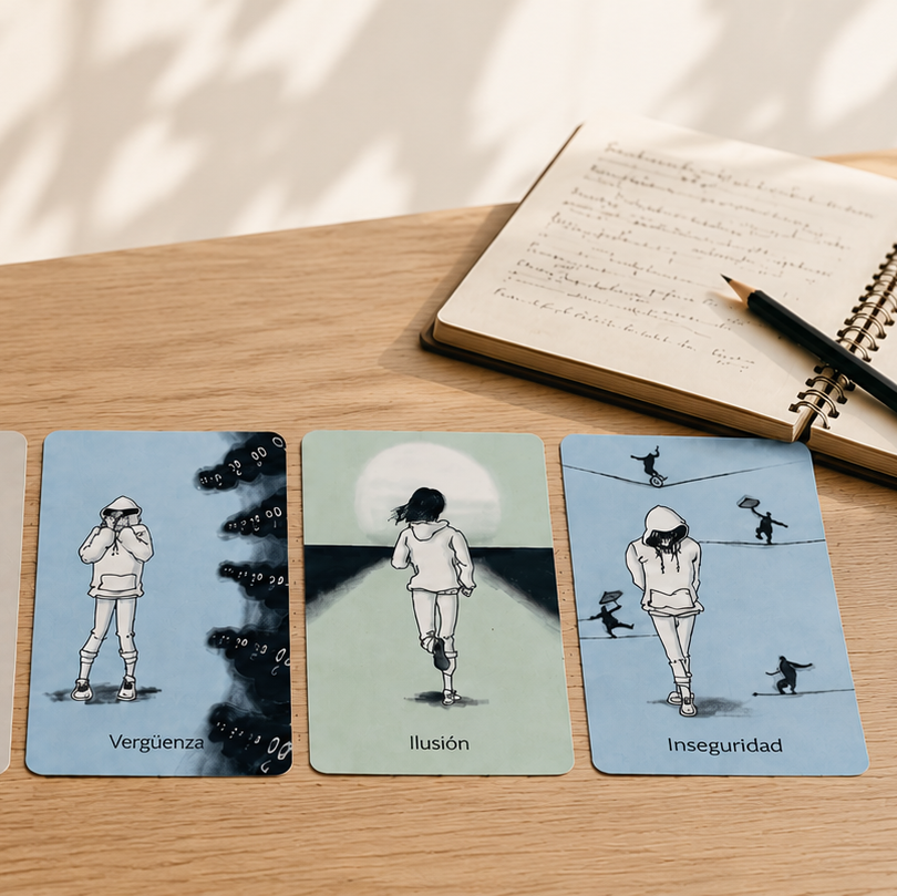 Cartas para la Expresión Emocional – Baraja de 33 cartas para psicología y educación emocional